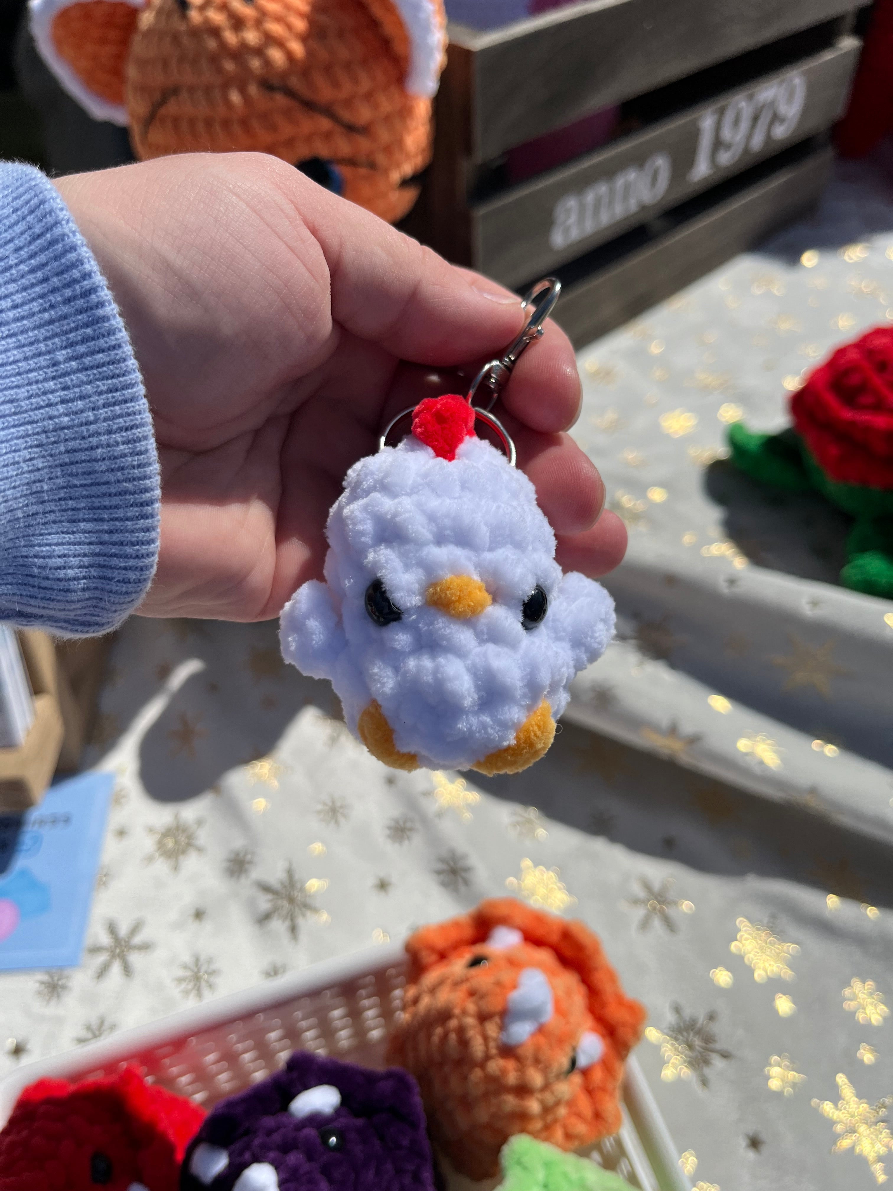 Porte clé poule