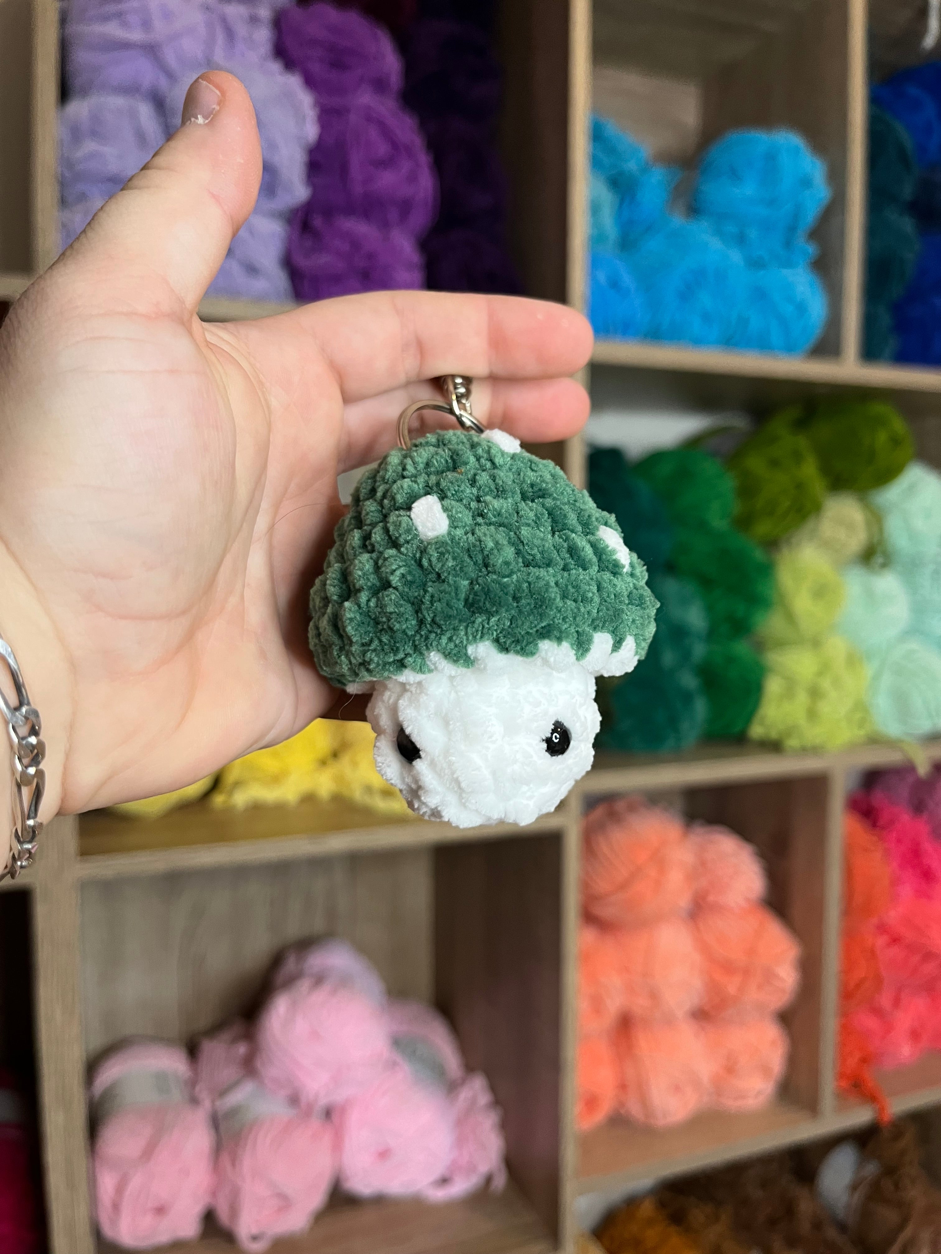 Porte clé champignon