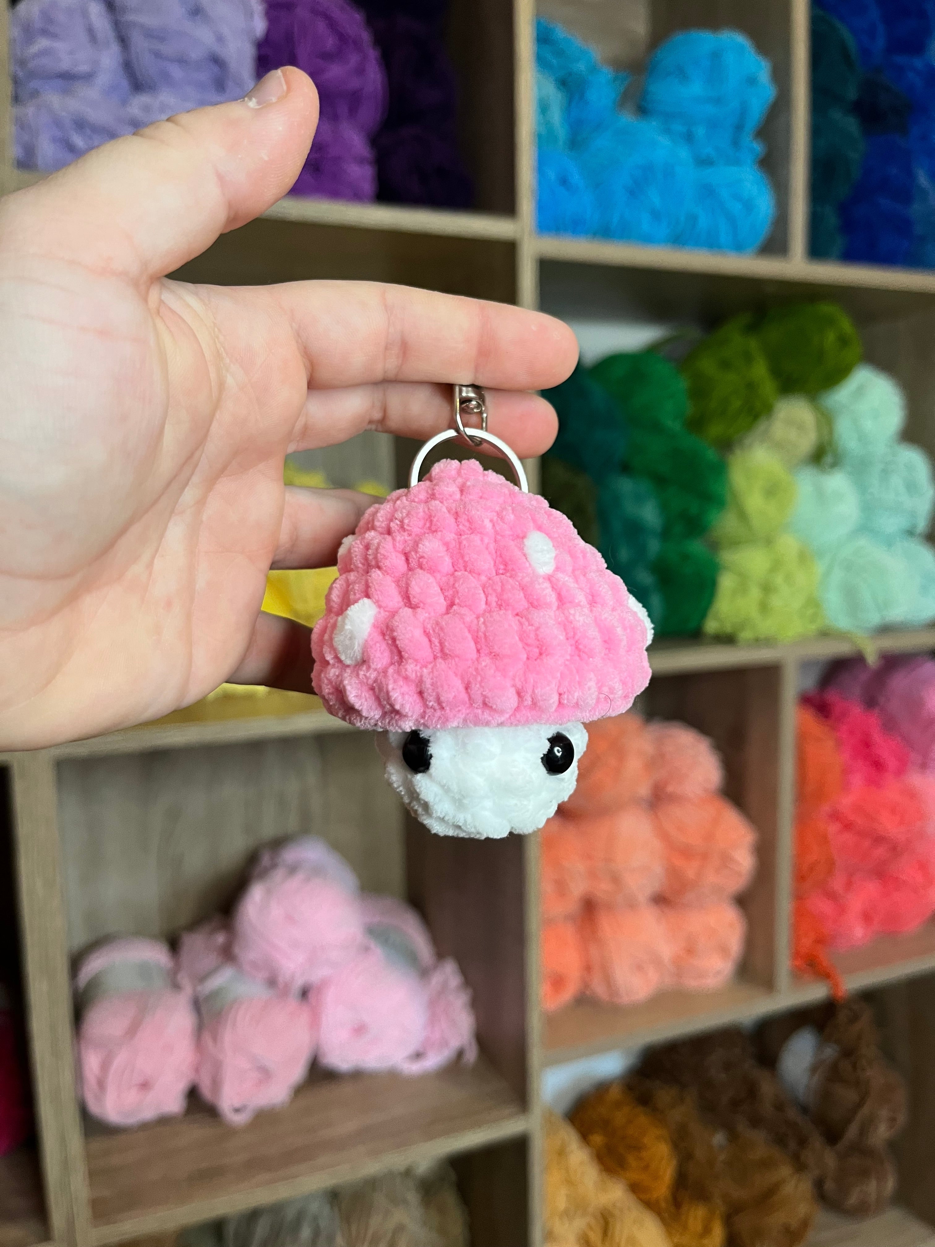 Porte clé champignon