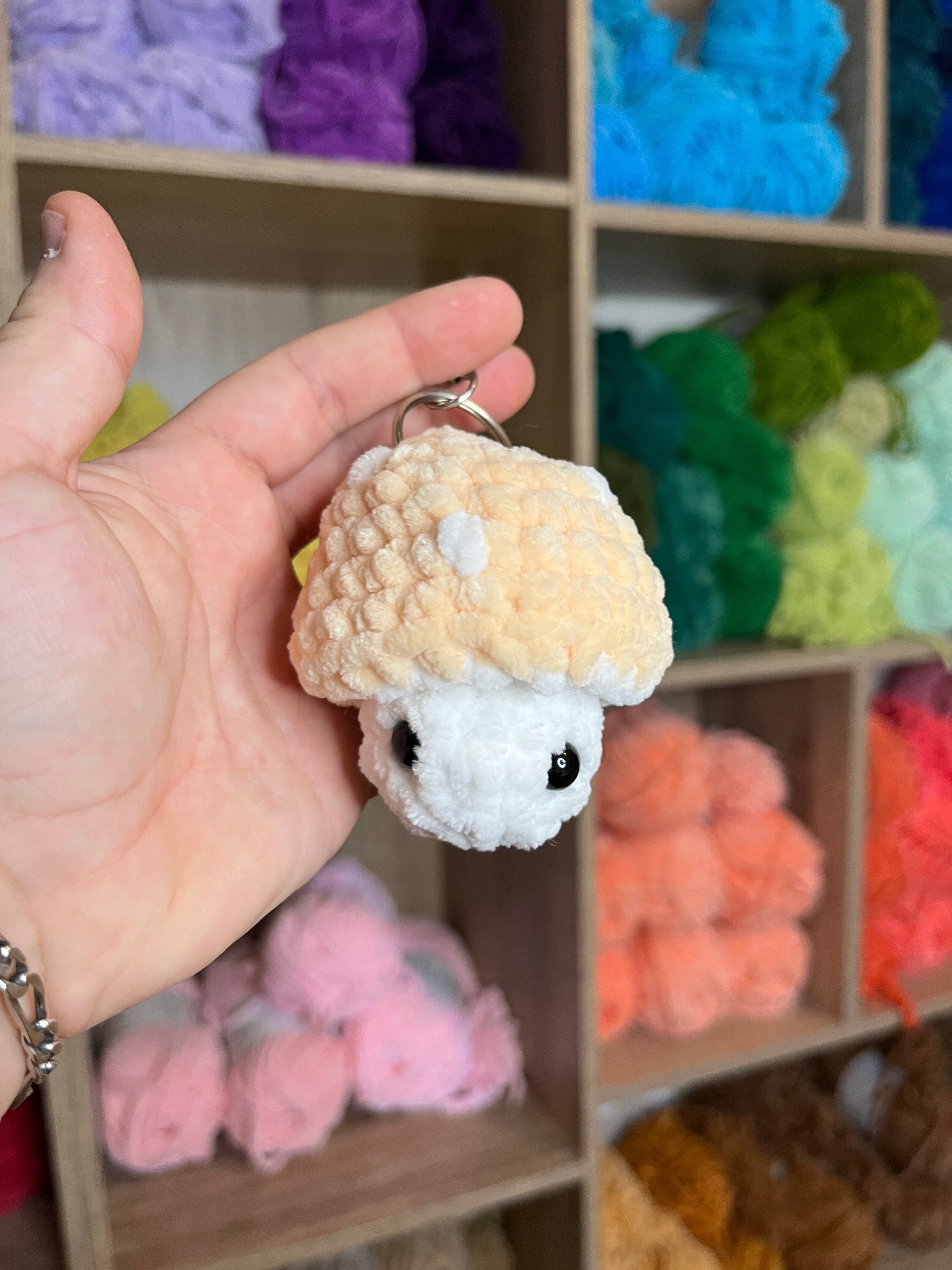 Porte clé champignon