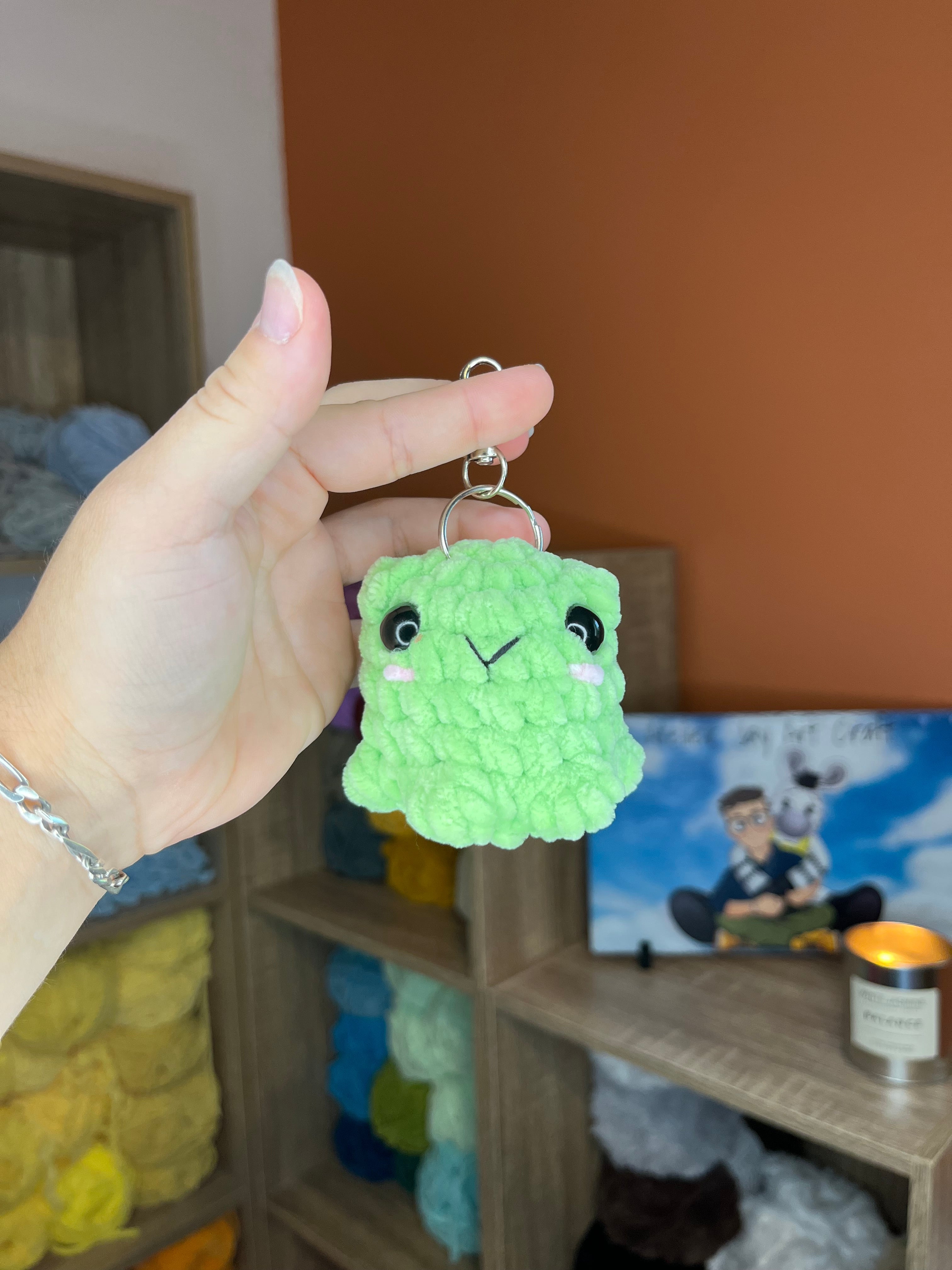 Porte clé grenouille